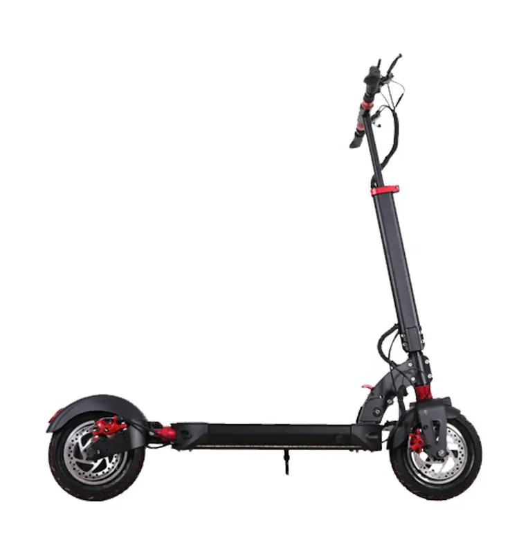 İki tekerlekli 600W katlanabilir ayakta elektrikli scooter