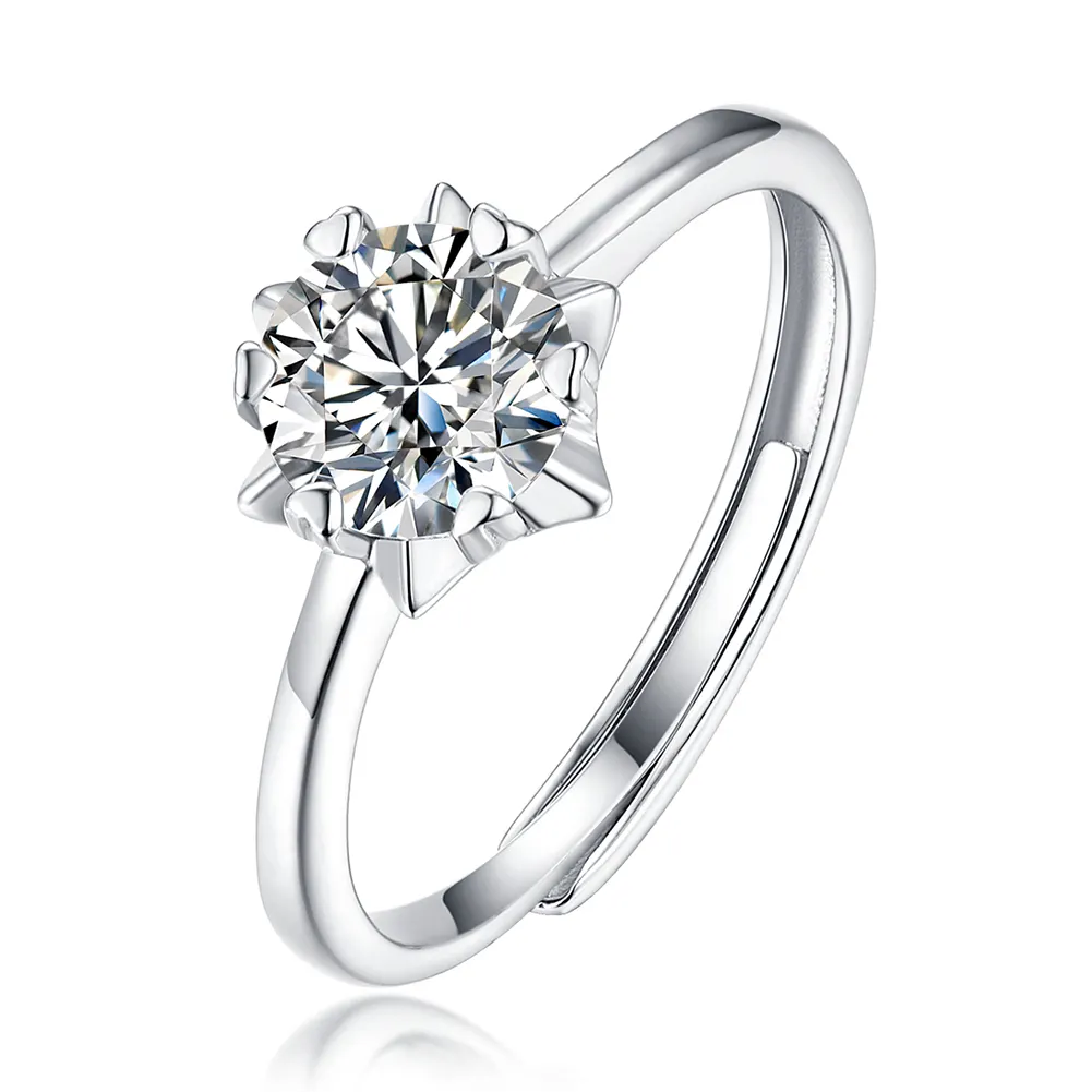 가격 1 캐럿 쥬얼리 여성 진짜 다이아몬드 약혼 반지