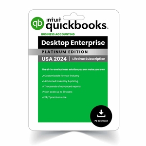 Quick Books Desktop Enterprise 2024 | 1 Benutzer | US-Version | Platinum Edition | Mit fort geschrittenem Inventar | Keine Gehalts abrechnung - Product Image 4