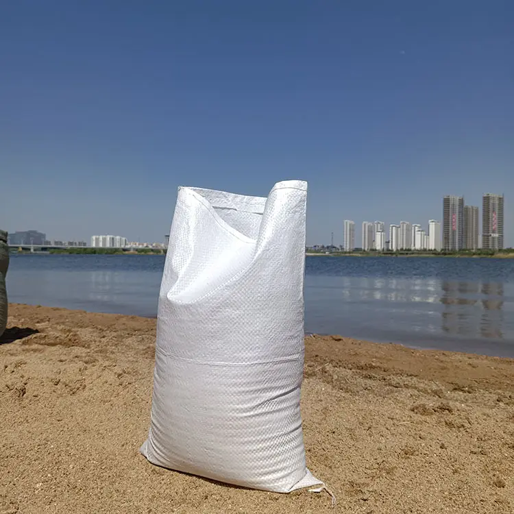 2024 50kg寸法pp織りホワイトシュガーバッグ米粉袋南アフリカブラジルに輸出