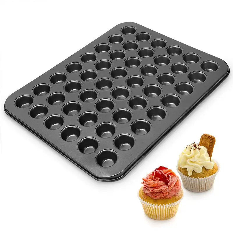 6 12 24 48-tassen Mini-rundkuchen-Tablett Backform Backwaren Kochen Zubehör Muffin-Dosen