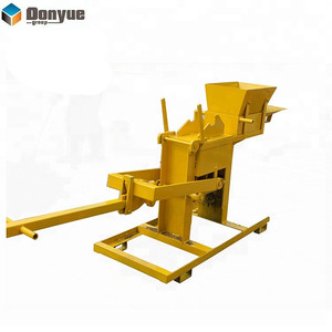 Manuel kil tuğla yapma makinesi QMR2-40 ürün birbirine kil blok yapma makinesi - Product Image 3