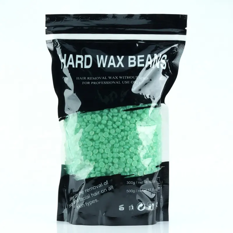Feijão de cera dura 500g para depilação Hot Film Wax Beads Depilação sem papel sem tira depilatória para corpo inteiro