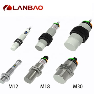 LANBAO CR18X סדרת פלסטיק מתכת ארוך מרחק 8mm 12mm M18 קיבולי מפלס מים מתג חיישן עם CE - Product Image 4
