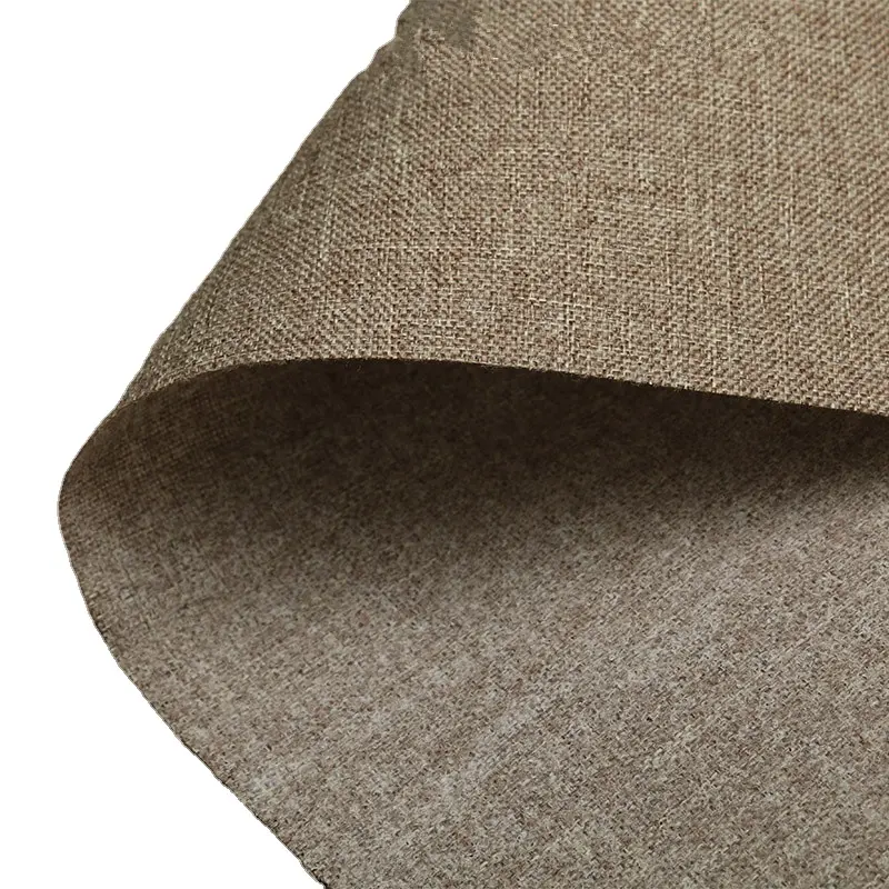 Home Hotel 100% poliestere imitazione lino tessuto tenda cuscino tessili per la casa decorazione tessuto lino divano tessuto