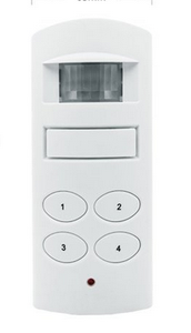 Alarma activada por movimiento con teclado, alarma de sonido de 130 dB, alarma de seguridad PIR, antirrobo activada por movimiento para guardia de seguridad del hogar - Product Image 2