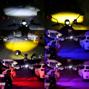 Çok renkli LED çekim ışığı yardımcı çalışma lambası ve Mini sürüş ışık su geçirmez IP67 motosiklet far - Product Image 6