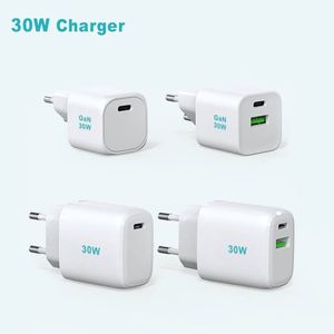 USB C hızlı telefon USB-C GaN PD duvar 30W şarj Apple iPhone için - Product Image 1
