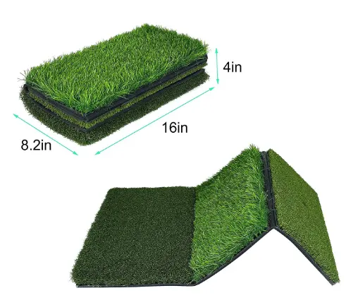 Tappetino da Golf pieghevole 3-in-1 per pratica e allenamento