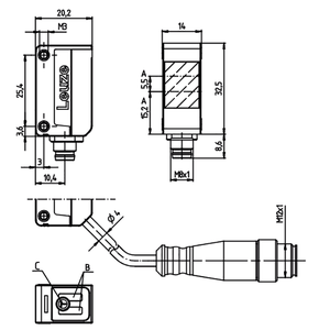 FT5.3/2N-<strong>Diffuse</strong> <strong>Reflection</strong> Photoelectric <strong>Sensor</strong> Leuze Electric Eye Optical Switch - Product Image 3