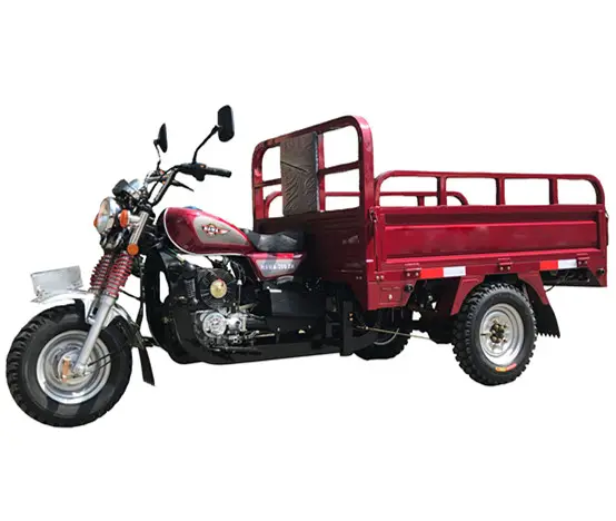 Motocicletas de carregamento pesado, alta, 200cc, motorizadas, adultos, gasolina, triciclo, motor