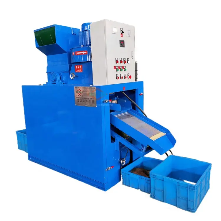 2023 Automatische Kupferkabel Recycling Mini 40-60 kg/std Draht Granulator Maschine für separate Kupfer und Kunststoff