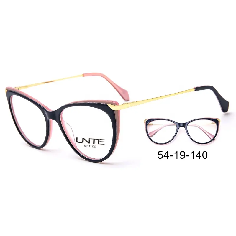 Montura de gafas ópticas de diseño italiano para hombres y mujeres, anteojos de diseñador, último diseño, venta al por mayor, 2023