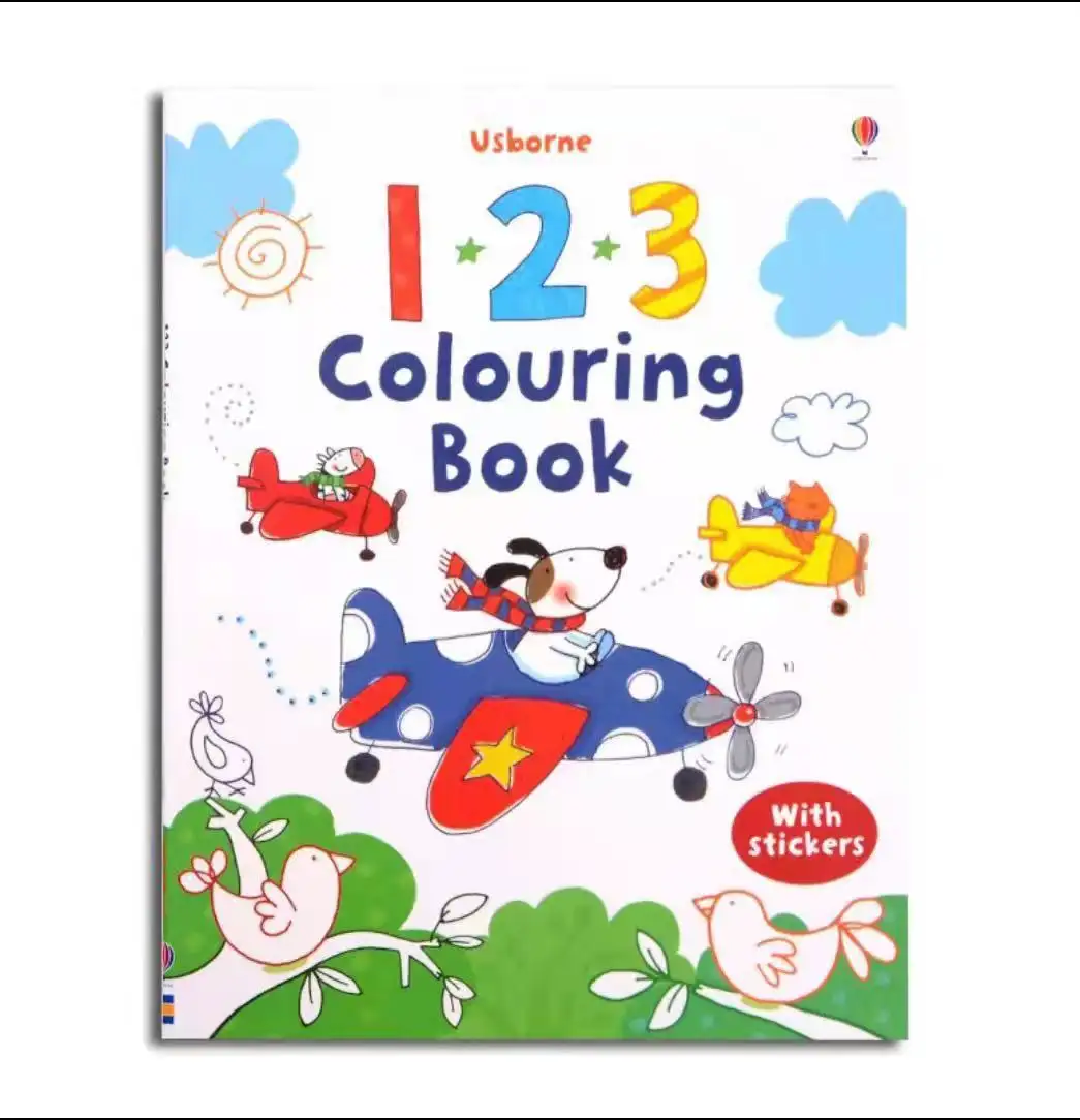 Hot Selling Crianças Pintura Livro Educação Precoce Adesivos Livro Carta Figura História Desenho Escola Presentes para Crianças Coloring Book