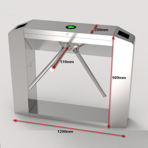 Gesicht Anerkennung Karte System Qr Barcode Reader sicherheit Drehkreuz Access Control Automatische Stativ Drehkreuz - Product Image 4