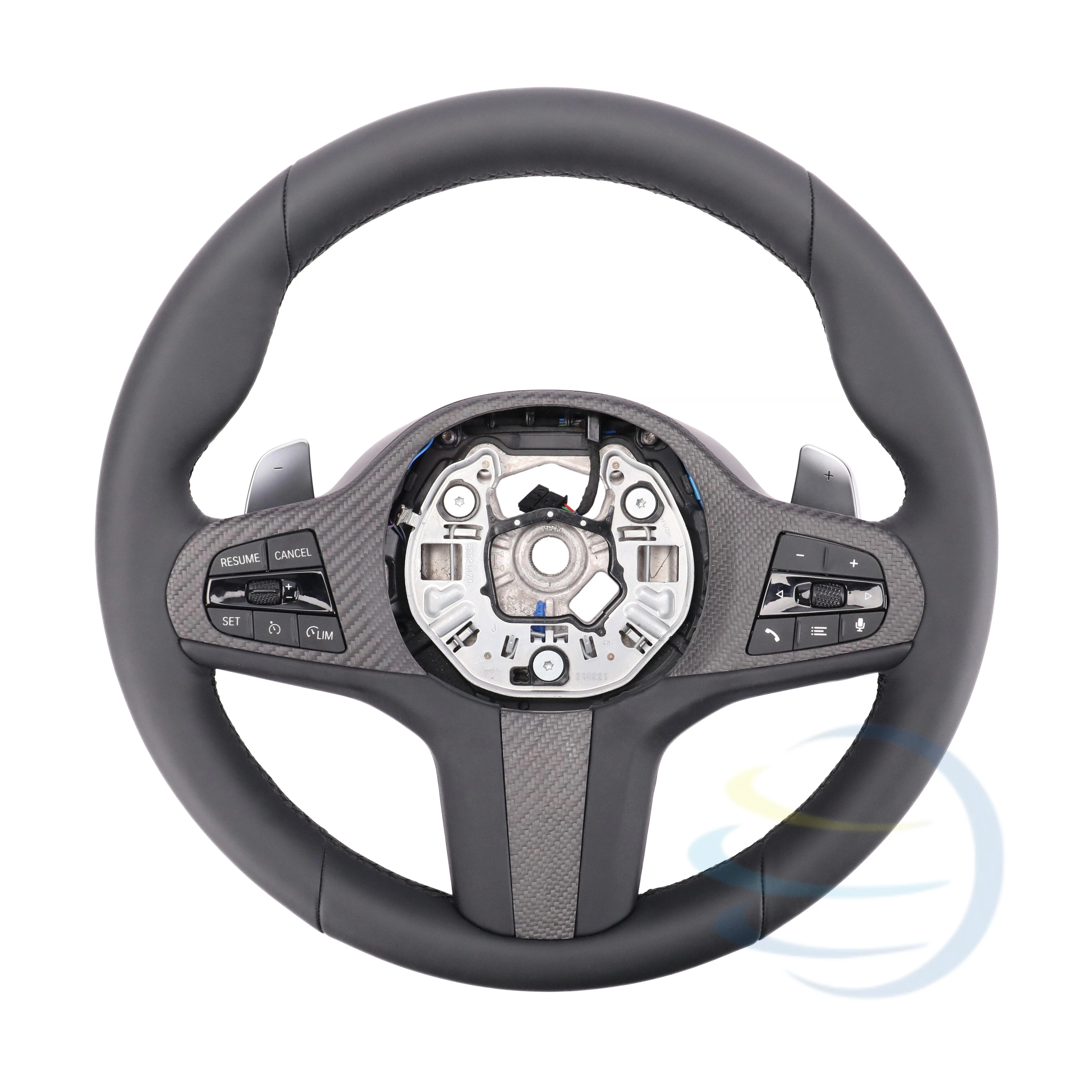 Full leather; Dry carbon fiber button trim