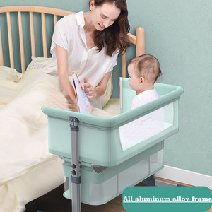 חדש עיצוב לידי עריסה מיטת נדנדה תינוק עריסה מתקפל יילוד עריסה רדום תכליתי תינוק מיטת עריסה עבור תינוק