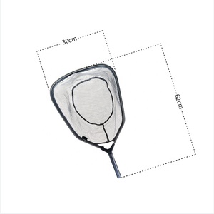 Black Aluminum Landing <strong>Net</strong> with PE <strong>Net</strong> Fishing <strong>Net</strong> for Fish Catcher and Release - Product Image 4