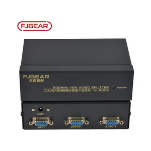 FJ-5002 Fjgear High Quality <strong>Vga</strong> <strong>Splitter</strong> <strong>1</strong> <strong>Input</strong> <strong>2</strong> <strong>Output</strong> Bandwidth 500MHz Resolution up to 2048*1536 - Product Image 2