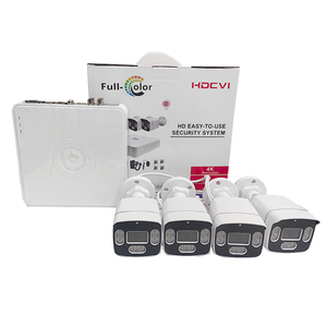 Custom <strong>HD</strong> Lens 3.6mm <strong>2MP</strong> 4CH Full Color Bullet Camera <strong>XVR</strong> Kit Home Security IP67 CCTV Camera System - Product Image 1