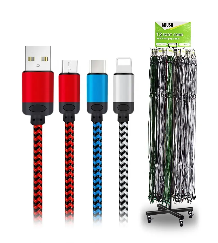 Kostenloser Versand Mehrere 1M/6ft/10ft USB-Mikro kabel Typ C Schnell lade datenkabel Für Iphone 12 Ladekabel