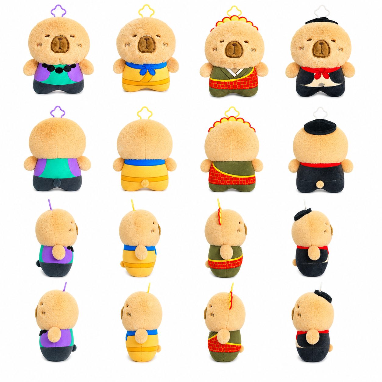 6 peluches (contactez-nous pour le catalogue et plus de 6000 modèles)