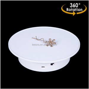 Chân Đế Màn Hình Nhỏ Sản Phẩm <span class=keywords><strong>360</strong></span>, Bàn Xoay Gương Quay Tròn Bằng Điện Để Chụp Ảnh, Đồng Hồ Trang Sức, Kính - Product Image 2