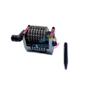 Máquina de números para máquina GTO, caja de números hacia atrás, numerador de 7 dígitos para piezas de máquina de impresión Offset Heidelberg GTO, 1 unidad