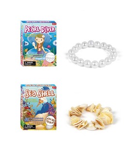 Sea Creatures Dig Kit Sea Shell toy貝殻を掘り、ブレスレットを作成する - Product Image 2