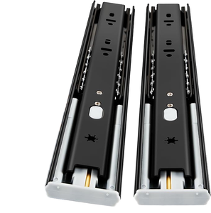 מגרות כבדות של yenuo-מגלשות קרובה למגירה-12-24 אינץ 'מלא הרחבה, צד הר נושאת מסילות מתכת (100 פאונד) - Product Image 1