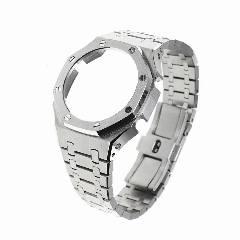Pour Farm Shock Ga2100 Ga2110 montre pièces modifiées pour changer le bracelet du boîtier accessoires de bracelet de montre en acier métallique de 3e génération