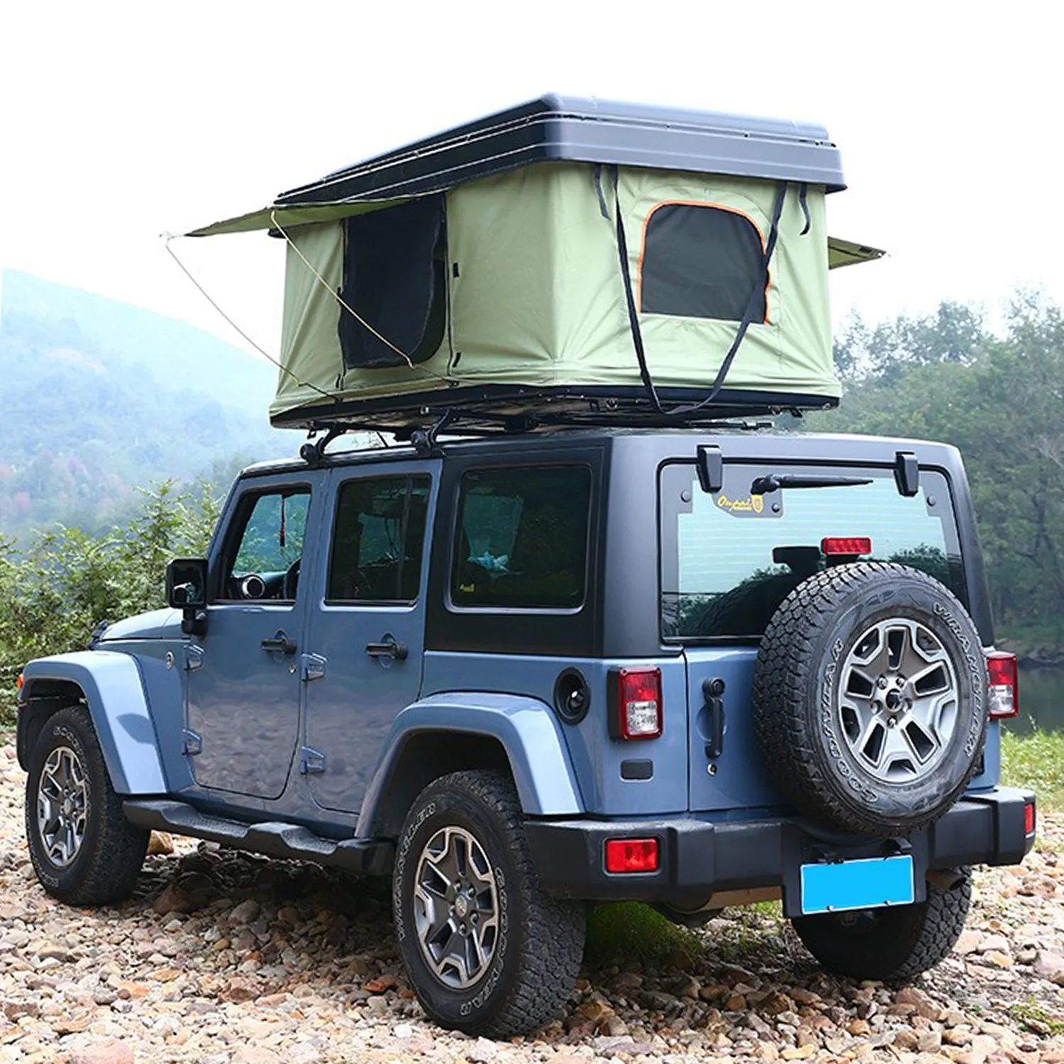 Tenda da tetto rigida di alta qualità per Camper per auto da campeggio 2-3 persone tenda da tetto per SUV tenda da viaggio impermeabile con copertura a conchiglia