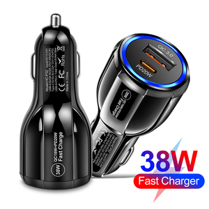 QC 18W PD18W ile 38W 1U 1C araba şarjı hızlı şarj tip-c için akıllı saat ve telefon elektrik elektronik ürün - Product Image 4