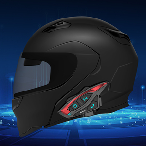 2025新しい到着H50オートバイワイヤレスヘッドセットQiチップ付き2000mインターホンシステム防水ヘルメット通信 - Product Image 3