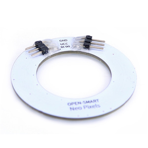 OPEN-SMART Neo Pixel WS2812 5050 Voll farbige RGB-LED-Lampe mit rundem Panel 16-Bit 5V Casca dable Rainbow LED-Modul für Arduino