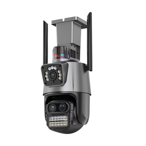 热卖9MP高清无线Ip Wifi摄像机三镜头双屏灯开关安全 - Product Image 1
