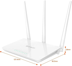 רב לשוני tenda f3 300Mbps נתב בית אלחוטי 2.4ghz 3 אנטנות אנגלית נתב אלחוטי גרסה אנגלית - Product Image 3