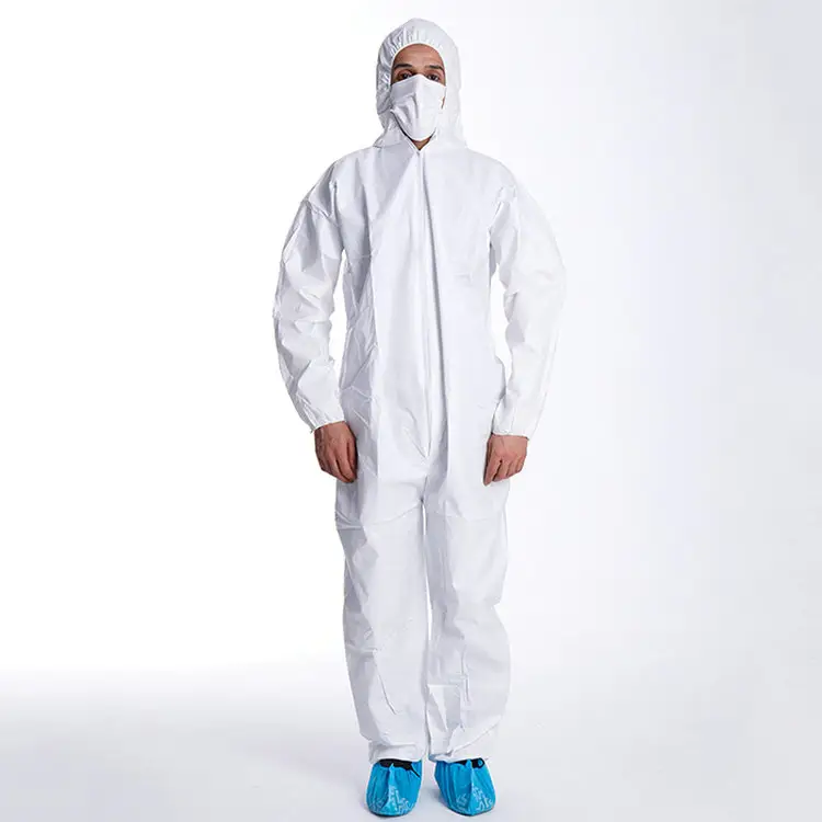 Microporous סרבל חד פעמי workwear סרבל חליפה