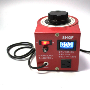 SHGF可変トランス1KVA2KVA 3KVA 5KVA 7KVA 10KVA入力220V出力0〜250V単相バリアック電圧レギュレーター - Product Image 3