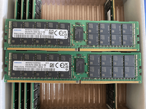 Original SAM Sung 1x64GB DDR4-3200 RDIMM PC4-25600R M393A8G40BB4-CWE โมดูล X4ระดับคู่ - Product Image 3