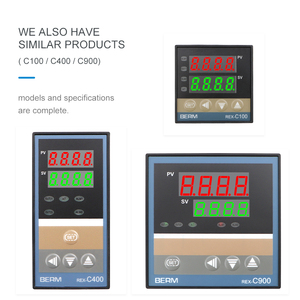 BERM REX-C700 K/J/PT100 <strong>Input</strong> Intelligent PID Thermostat <strong>Universal</strong> <strong>Input</strong> Digital Display Thermostat Oven <strong>Temperature</strong> <strong>Controller</strong> - Product Image 4