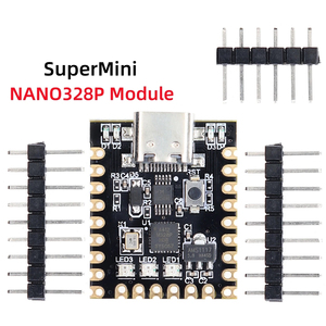 Per Arduino Nano Mini Ultra piccolo tipo-C scheda di sviluppo Atmega328p Chip Ch340 porta seriale