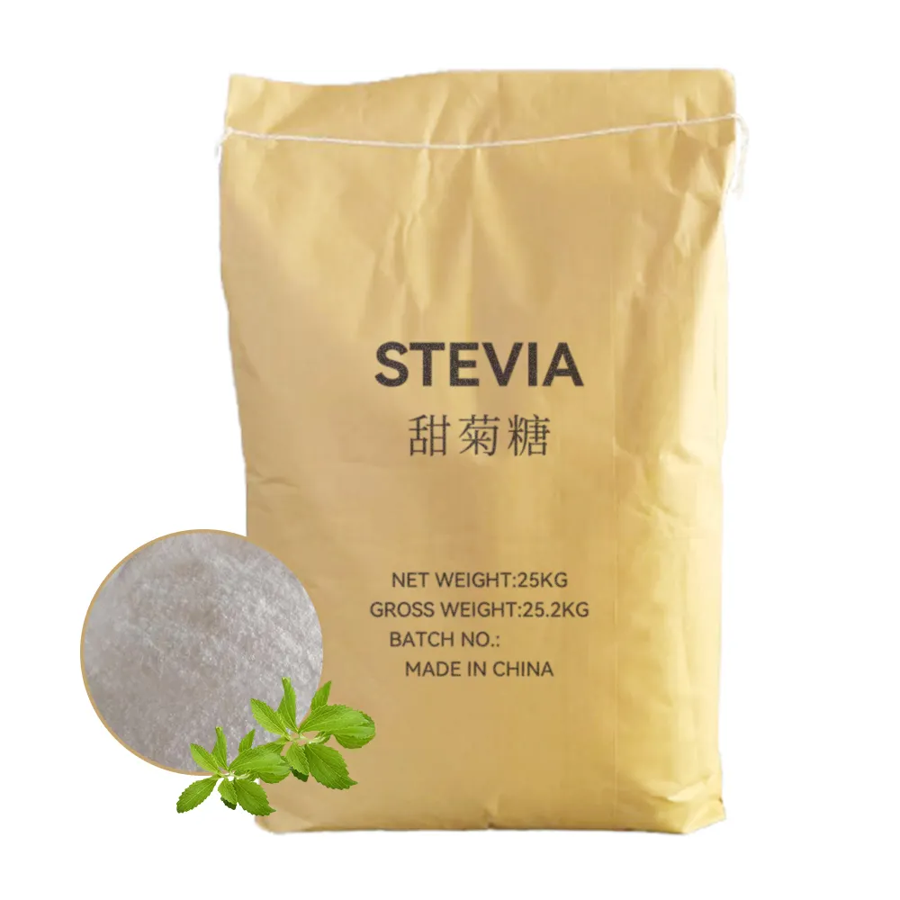 Pasokan Pabrik Organik Stevia Ekstrak TSG90 Bubuk Total Steviol Glycosides 90% untuk Penggunaan Pemanis