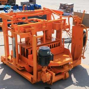 QT40-3A automatico Mobile frassino blocco di mattoni in calcestruzzo modulo di produzione di mattoni forati macchina per la produzione di mattoni - Product Image 2