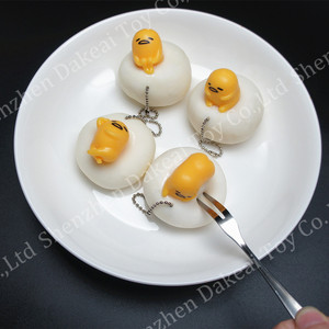 Cao Su Mềm Nhật Bản Kawaii Stretchy Đồ Chơi Squishy Đồ Chơi Thực Phẩm Lười Biếng Trứng Keychain Sáng Tạo Gudetama Đồ Chơi - Product Image 6