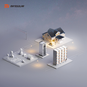 MateSolar Sistema de contenedores solares autogestionado 1MWH Configuración Plataforma de gestión inteligente AI
