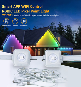 Luces LED RGB 24V Para Aleros SMD5054 Impermeables Programables Arquitectonicas Festivas