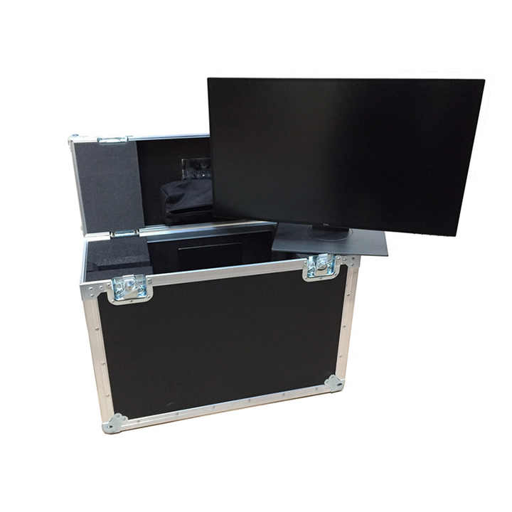 Hoge Kwaliteit Waterdichte Aluminium Transporteren Monitor Flightcase Van 27 Inch
