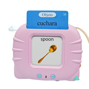 Talking Flash Cards Early Education <strong>Machine</strong> Audible <strong>Language</strong> <strong>Learning</strong> Interactive Device Cognitive Cards - Product Image 1