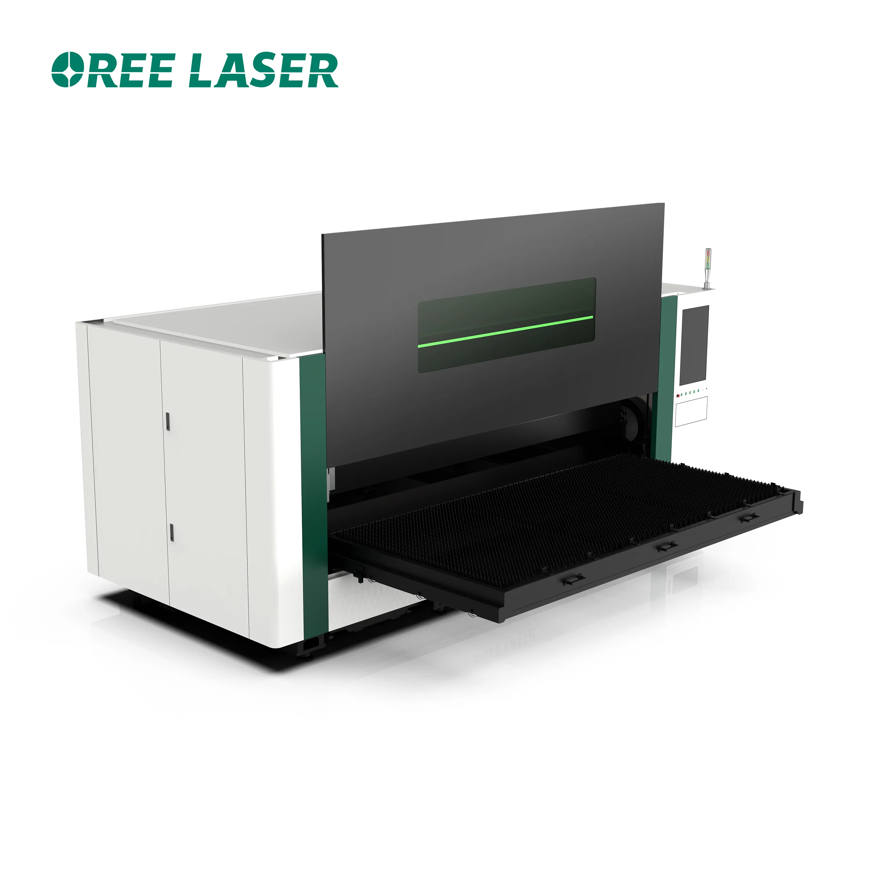 Fábrica Diretamente Cama Dupla Sheet Metal Cnc Fiber Laser Cutting Machine